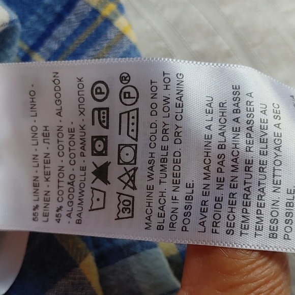 🌻Women's Levis Plaid Western Pearl Snap Button Down Shirt - Picture 8 of 8